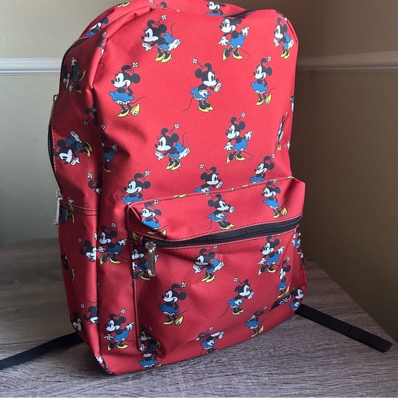 Disney x Loungefly Minnie Mouse Red Backpack - Picture 2 of 6
